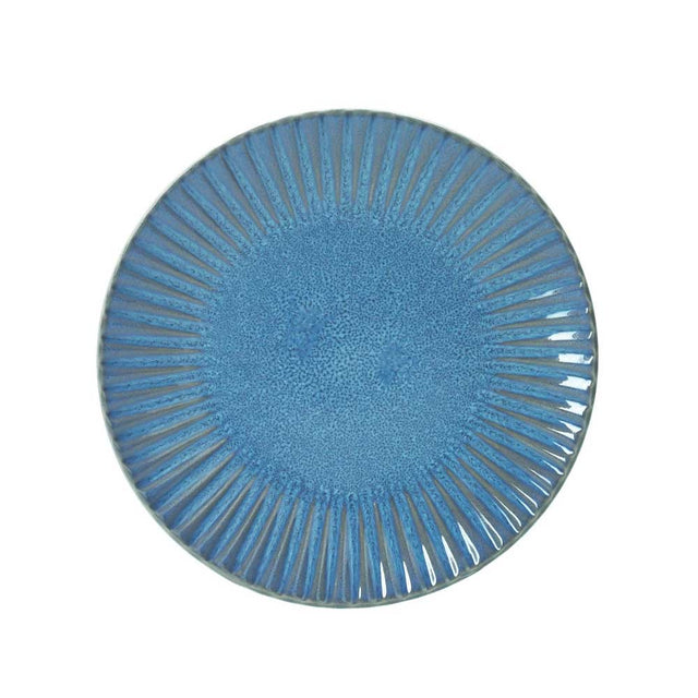 Piatto frutta Melange Bluette Brandani in stoneware diametro 21 cm