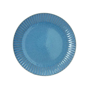 Piatto fondo Melange Bluette Brandani in stoneware blu 20,5 cm