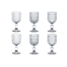 Set 6 bicchierini liquore Brandani in vetro trasparente 50 ml