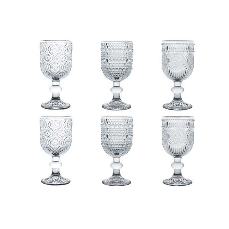 Set 6 bicchierini liquore Brandani in vetro trasparente 50 ml