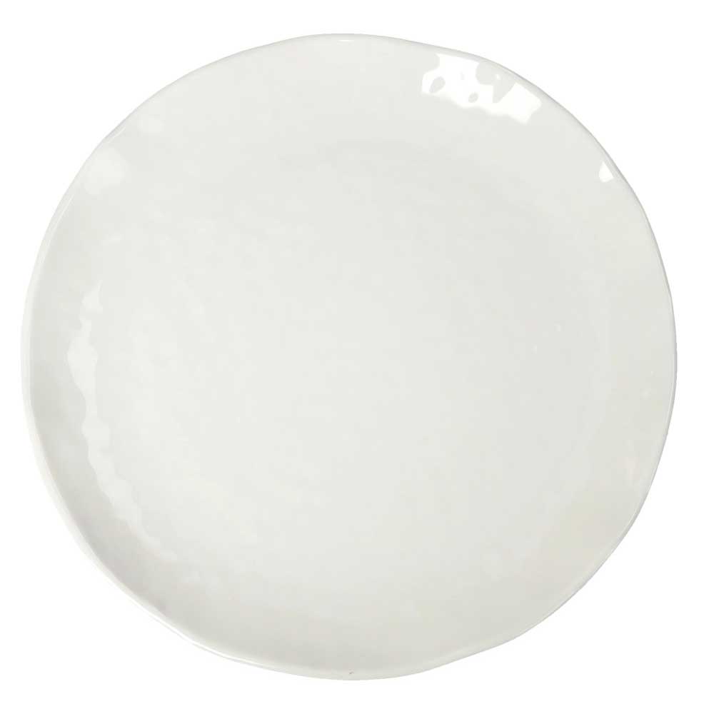 Piatto frutta Evergreen Brandani in melamina bianca 21,5 cm
