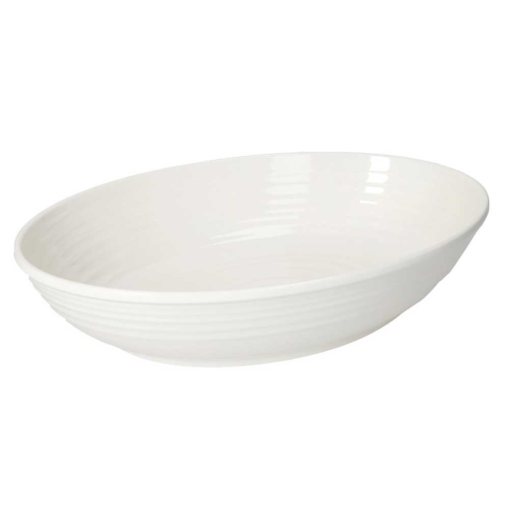 Insalatiera ovale Brandani in melamina bianca 33x23 cm