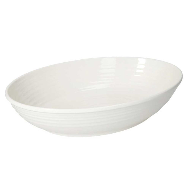 Insalatiera ovale Brandani in melamina bianca 33x23 cm