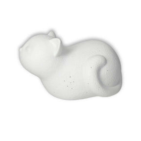 Lampada Gatto Brandani in porcellana decorativa 23x13,5 cm