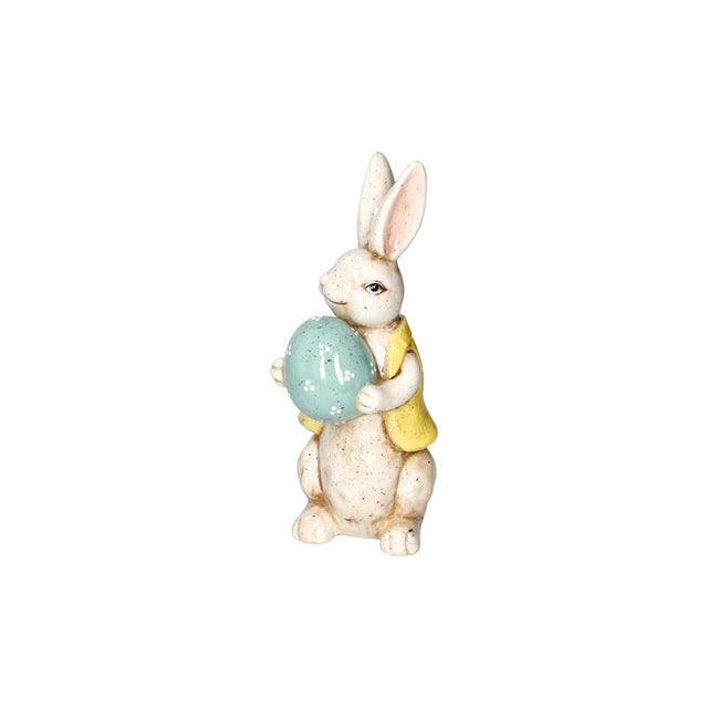 Portauovo Happy Bunny Brandani in stoneware decorato 10x25,5 cm