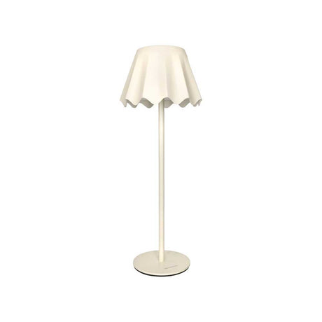 Lampada da tavolo Ondina Brandani in metallo avorio 36 cm