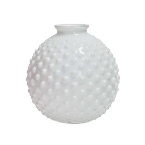 Vaso Bolle Brandani in vetro soffiato trasparente 16x17 cm