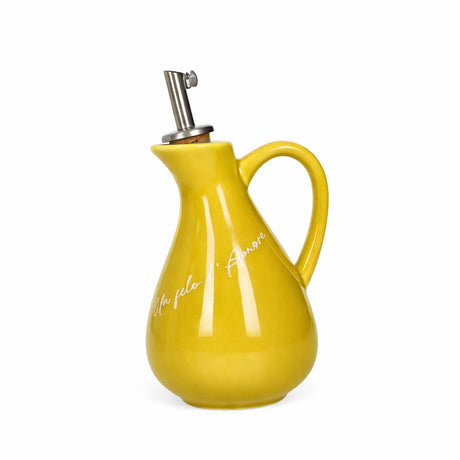 Oliera Un Filo D'Amore Brandani in porcellana color ocra 250 ml