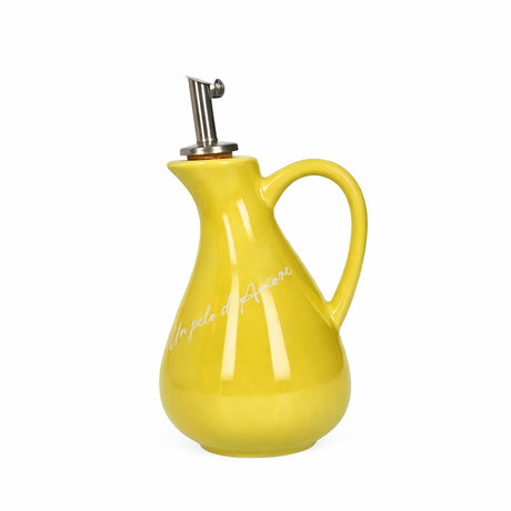 Oliera Un Filo D'Amore Brandani in porcellana gialla 250 ml