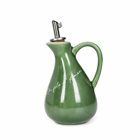 Oliera Un Filo D'Amore Brandani in porcellana verde 250 ml