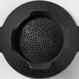 BLIM PLUS Scolapasta Cosmo Carbon Black Nero Made in Italy 100% Riciclabile