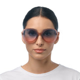 OKKIA Anna Occhiali da Sole Donna Pink Avana Gradiente Blu Rosa