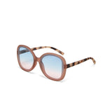 OKKIA Anna Occhiali da Sole Donna Pink Avana Gradiente Blu Rosa