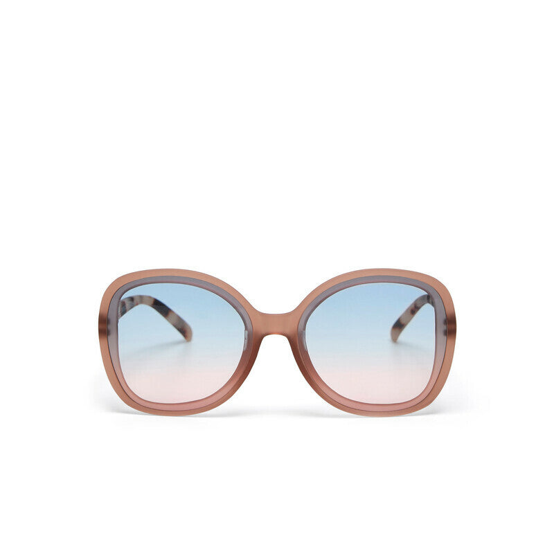 OKKIA Anna Occhiali da Sole Donna Pink Avana Gradiente Blu Rosa