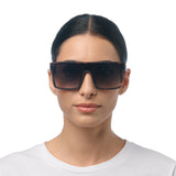 OKKIA Tokyo Occhiali da Sole Unisex Squadrato Avana Verde