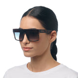 OKKIA Tokyo Occhiali da Sole Unisex Squadrato Avana Verde