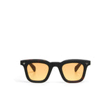 OKKIA Firenze Occhiali da Sole Unisex Rotondo Avana Nero Lenti Gialle