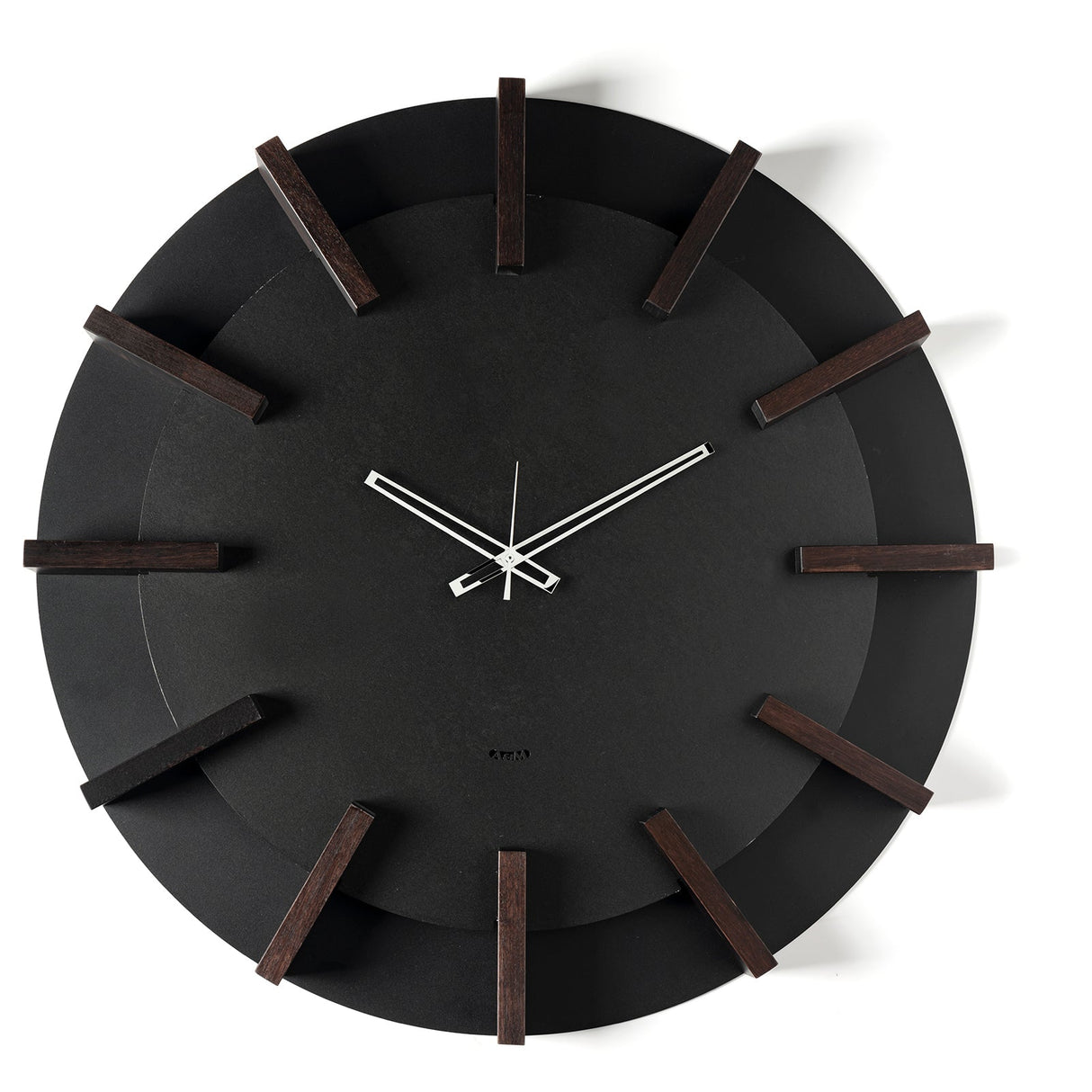 Orologio da parete Timon Arti e Mestieri in metallo nero 70 cm