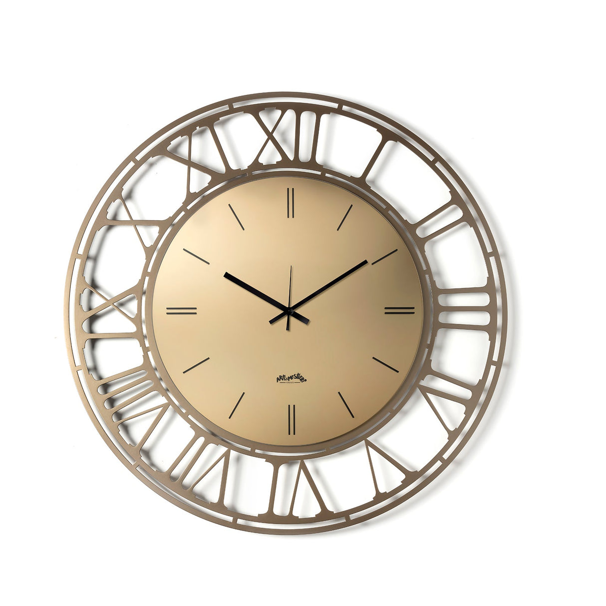 Orologio da parete Axis Arti & Mestieri in metallo finitura bronzo 70 cm