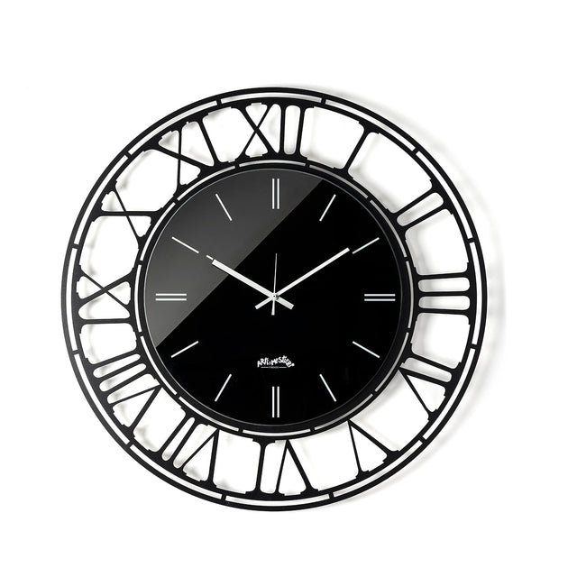 Orologio da parete Axis 70 Arti & Mestieri in metallo nero 70 cm