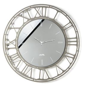 Orologio da parete Axis Arti e Mestieri in metallo color fango 90 cm