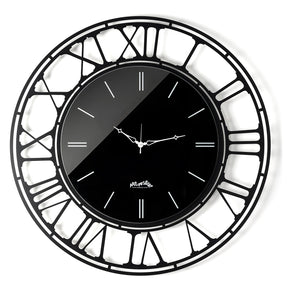 Orologio da parete Axis 90 Arti e Mestieri in metallo nero 90 cm