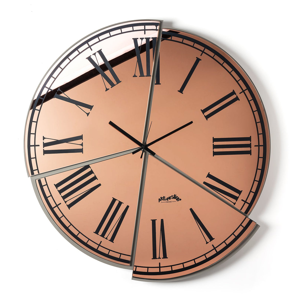 Orologio da parete Kintsugi Arti e Mestieri colore fango 66x70 cm