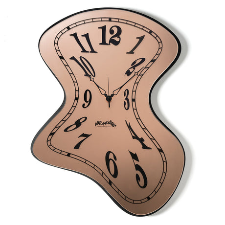 Orologio da parete Salvador Arti & Mestieri in velluto rosa 51x70 cm