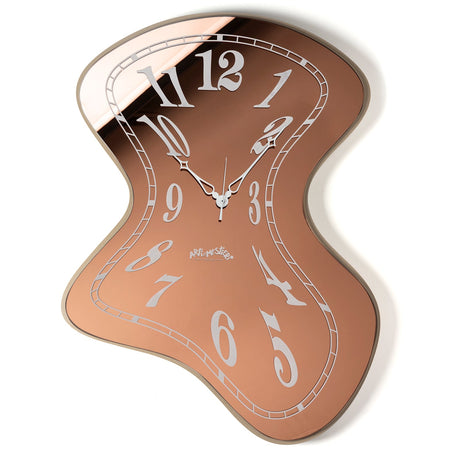 Orologio da parete Salvador Arti e Mestieri in resina effetto legno 51x70 cm