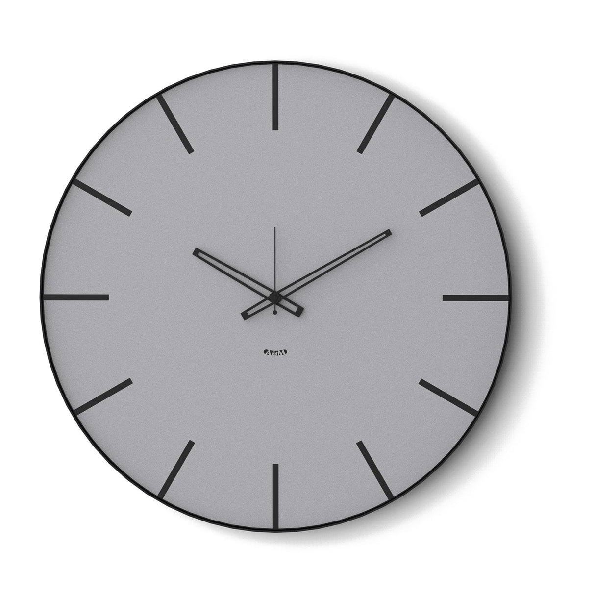 Orologio da parete Symbol Arti e Mestieri in alluminio nero 60 cm