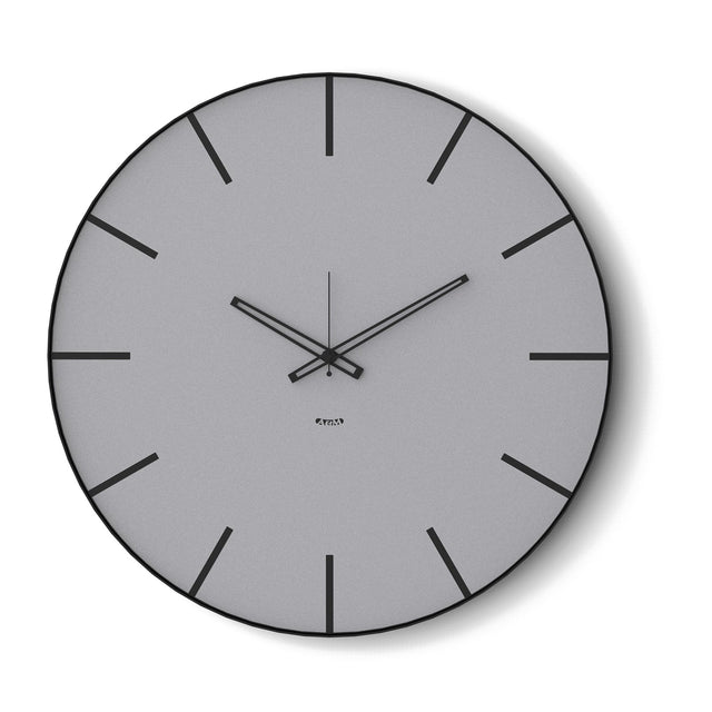 Orologio da parete Symbol Arti e Mestieri in alluminio nero 60 cm