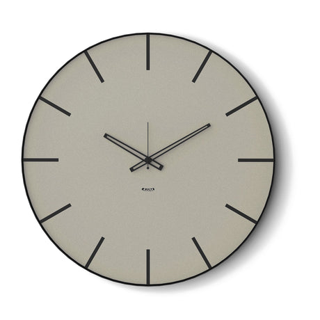 Orologio da parete Symbol Arti & Mestieri in metallo nero e avorio 60 cm