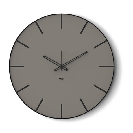 Orologio da parete Symbol Arti & Mestieri in metallo nero e fango 60 cm