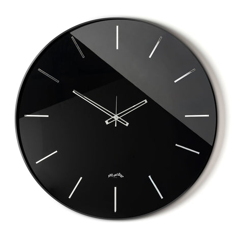Orologio da parete Giotto Arti & Mestieri nero con dettagli Crystal 60 cm