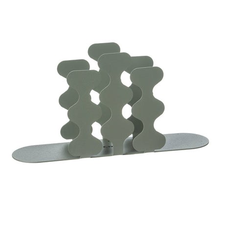 Portatovaglioli Nori Arti & Mestieri in ceramica smaltata colore giada 12x24 cm