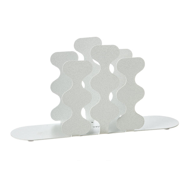 Portatovaglioli Nori Arti & Mestieri in resina effetto marmo 12x24 cm