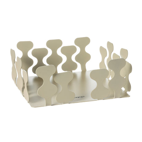 Portatovaglioli Nori Arti e Mestieri in metallo decoro Chantilly 17x7 cm