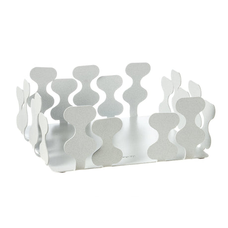 Portatovaglioli Nori Arti & Mestieri in resina effetto marmo bianco 17x7 cm