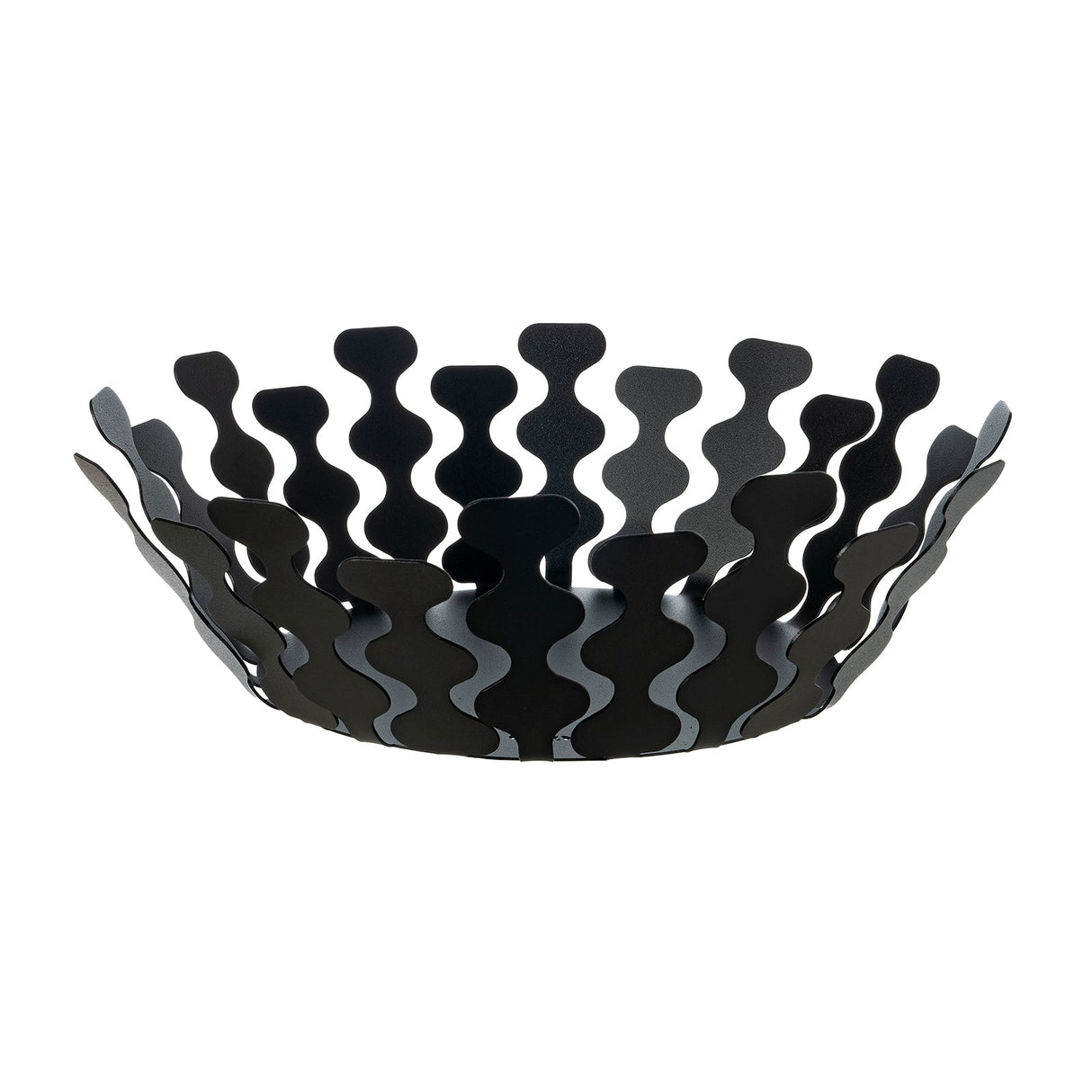 Centrotavola Nori Arti & Mestieri in ceramica nera opaca 32x12,5 cm