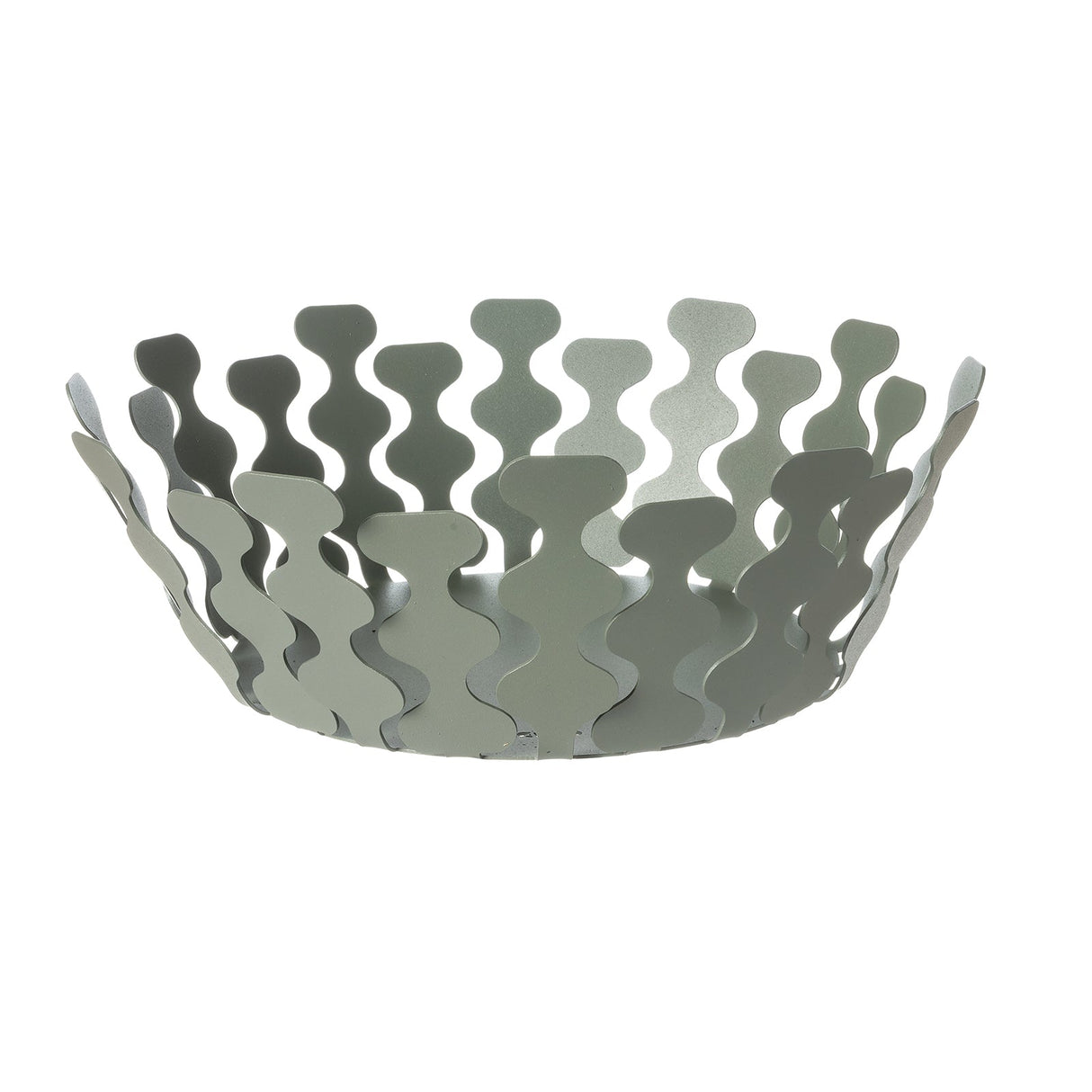 Centrotavola Nori Arti & Mestieri in ceramica smaltata color giada 32x12,5 cm