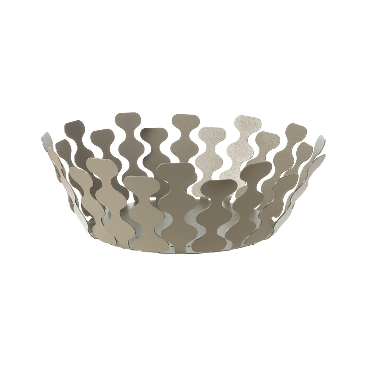 Centrotavola Nori Arti & Mestieri in ceramica color sabbia 32x12,5 cm