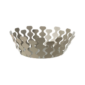 Centrotavola Nori Arti & Mestieri in ceramica color sabbia 32x12,5 cm