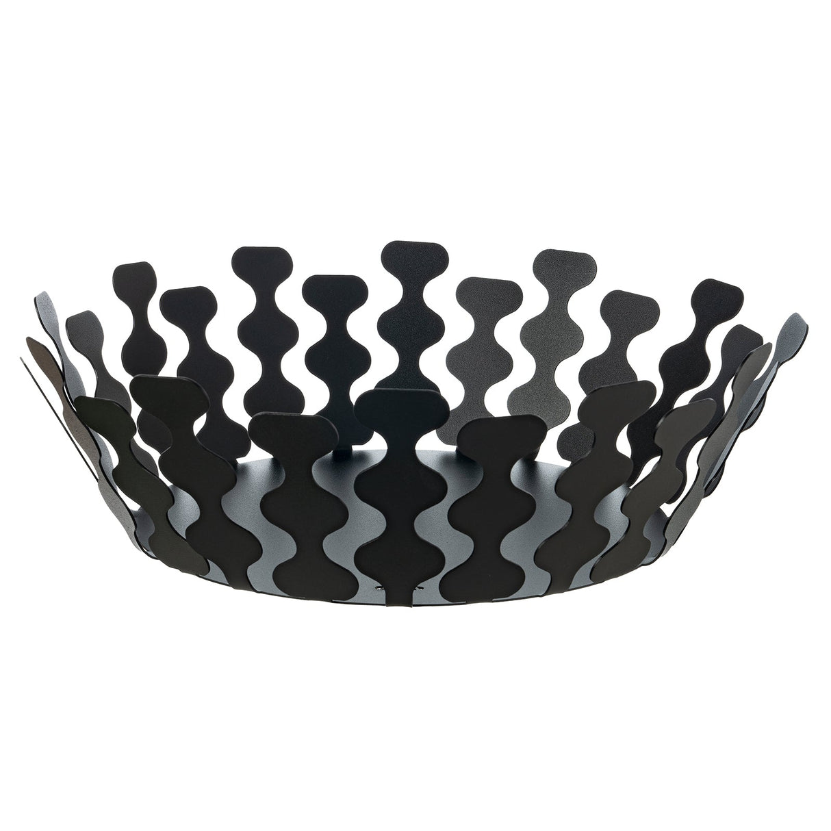 Centrotavola Nori Arti & Mestieri in ceramica nera opaca 28x12 cm