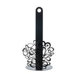 Portarotolo cucina Scarabocchio Arti e Mestieri in metallo nero 15x30 cm