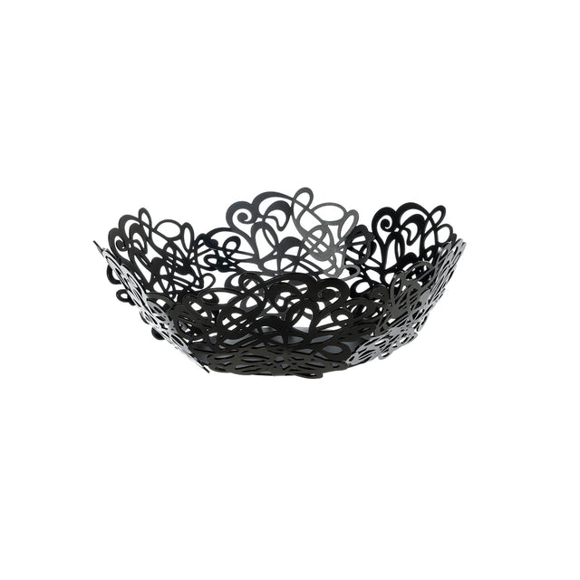 Centrotavola Scarabocchio Arti & Mestieri in metallo nero 28x10 cm