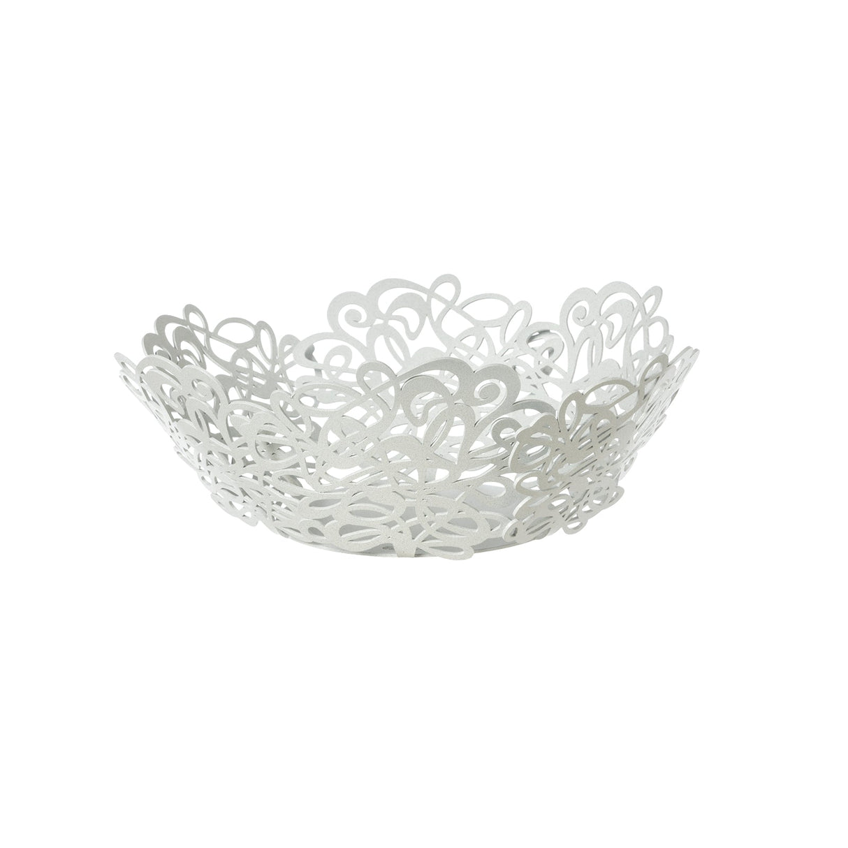 Centrotavola Scarabocchio Arti & Mestieri in marmo bianco 28x10 cm