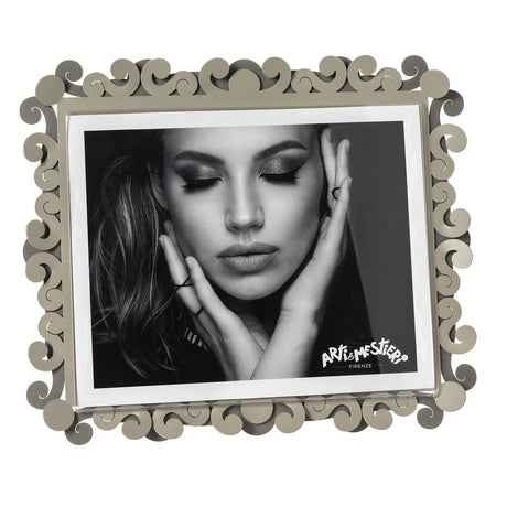 Portafoto Koko Maxi Arti e Mestieri effetto tela fango e sabbia 20x25 cm