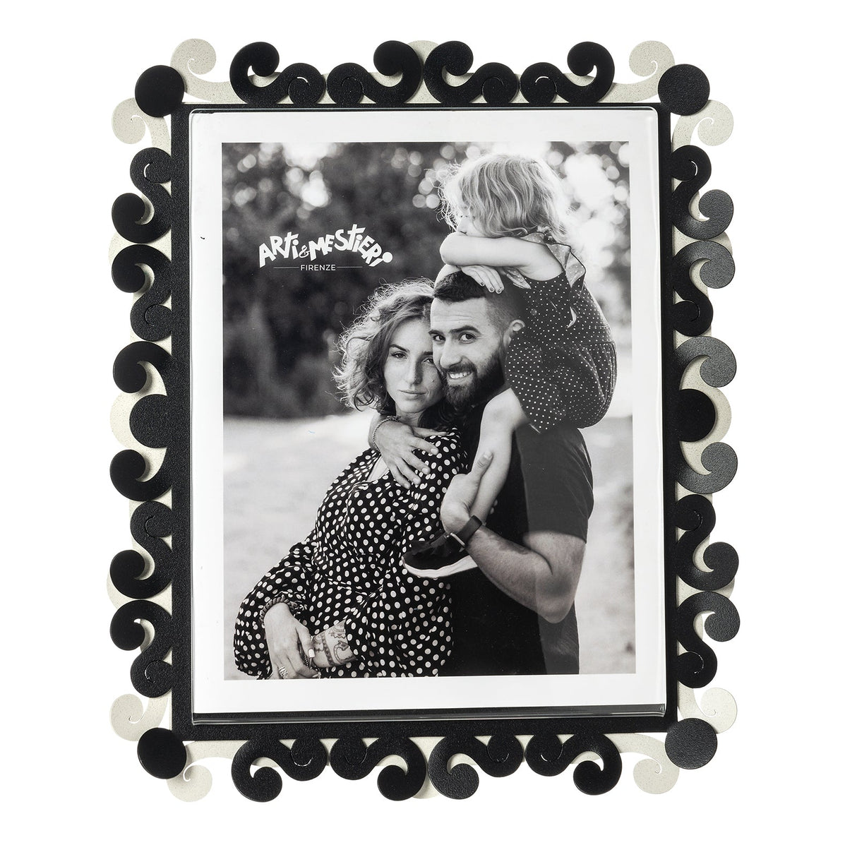 Portafoto Koko Maxi Arti e Mestieri in cartone pressato avorio 20x25 cm