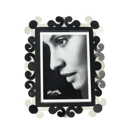 Portafoto Koko Arti & Mestieri effetto tela avorio 13x18 cm