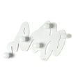 Appendiabiti Marea Arti & Mestieri effetto marmo bianco 50x32 cm